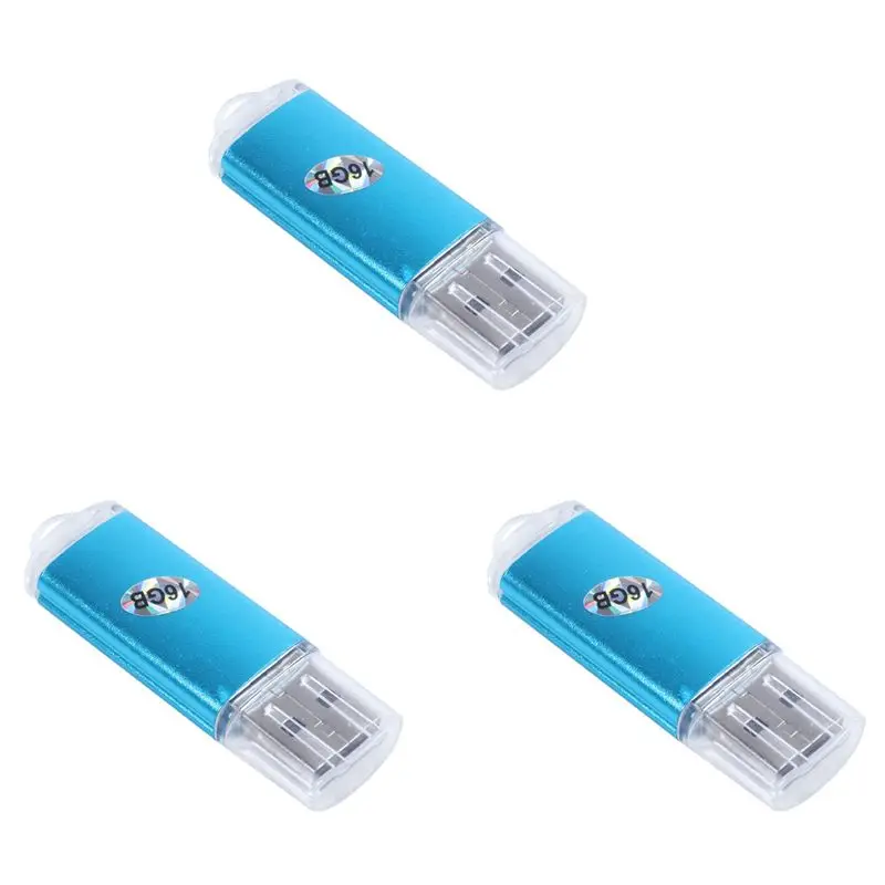 ABRI-3X USB Memory Stick Flash Pen Drive U Disk For PS3 PS4 PC TV Color:Blue Capacity:16GB