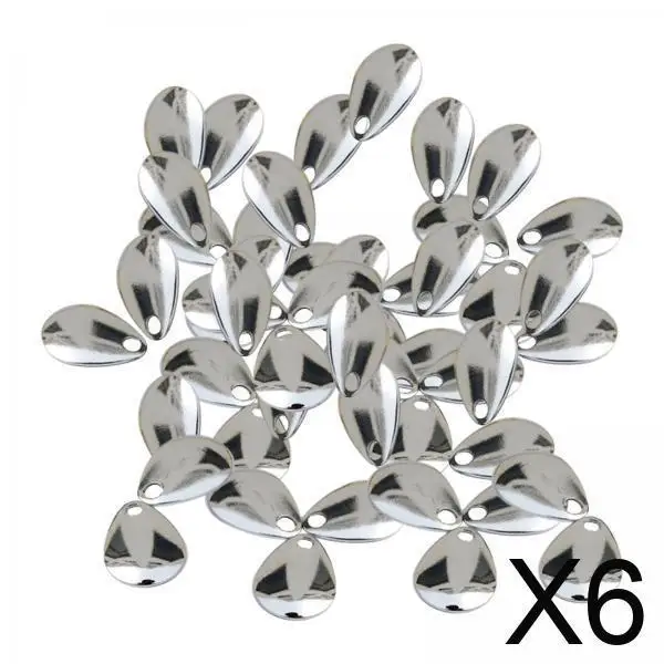 6x-50-ピース-フィッシング-スプーン-リグ、釣りルアーを作るための実用的なツール、トラウト-ザンダー用ルアー