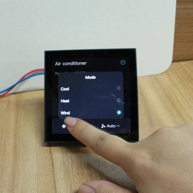 

Beca BCC-2501-AC-M New Tuya Touch Screen Zigbee Gateway APP Remote Scene Control Built-In Thermostat Plastic Central ODM