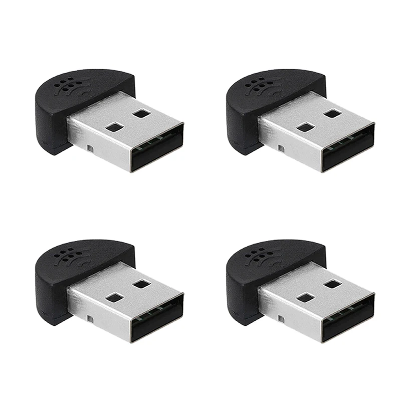 

USB 2.0 Microphone Portable Mini Omni-Directional Stereo USB MIC for Laptop PC Computer Chatting Online Meeting For MSN/Skype