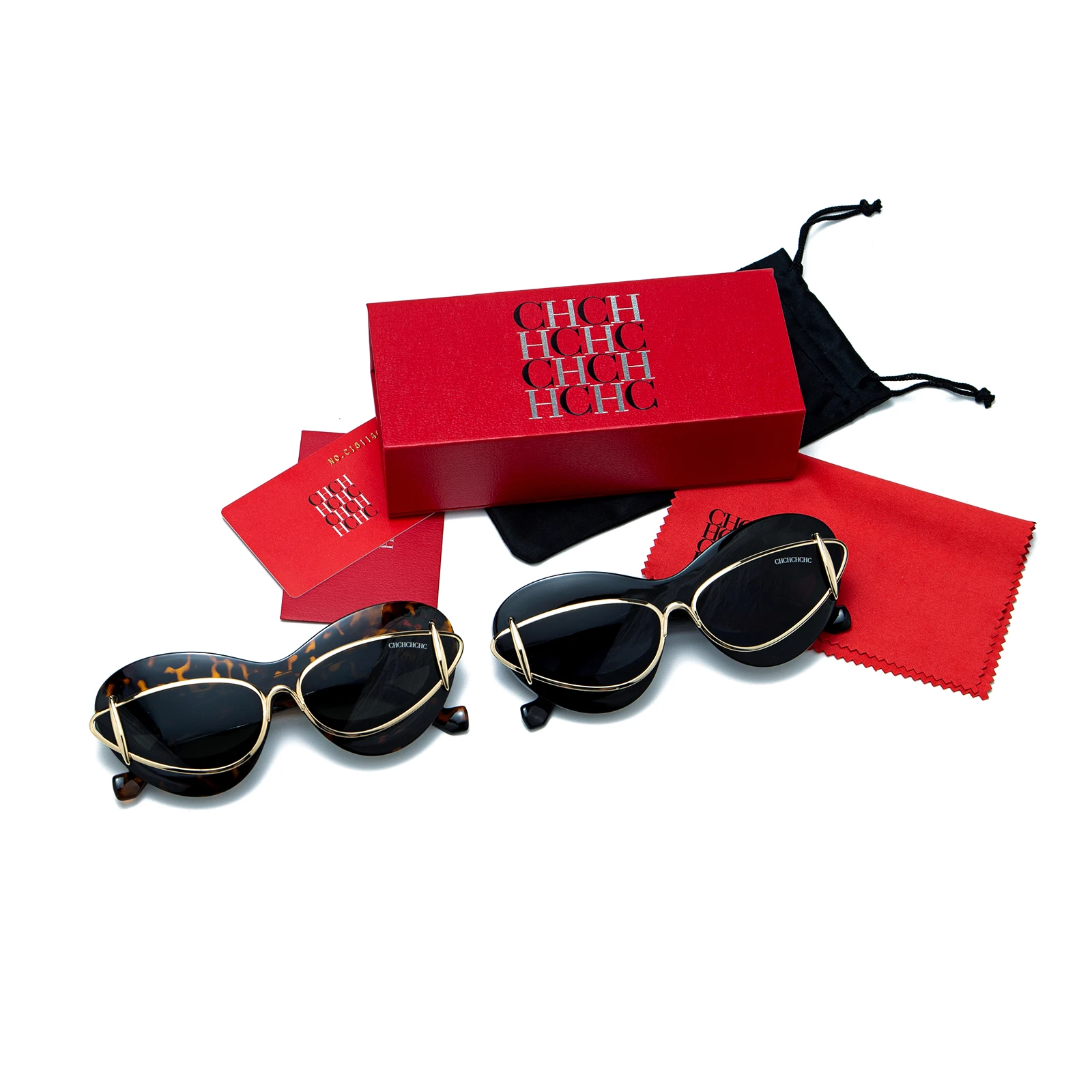 A stylish shaped sunglasses packaged in a gift box, cool and suitable for daily wear by women or men