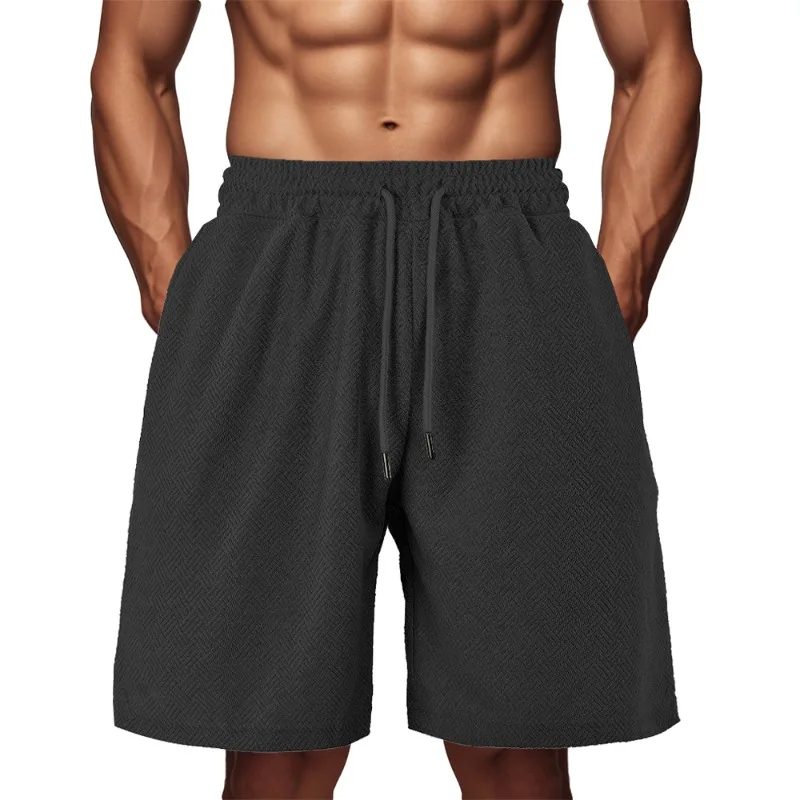 

Летние повседневные шорты большого размера, мужские дышащие спортивные шорты для бега, пляжа и отдыха, пляжные шорты, мужские свободные спортивные штаны для спортзала, мужская спортивная одежда