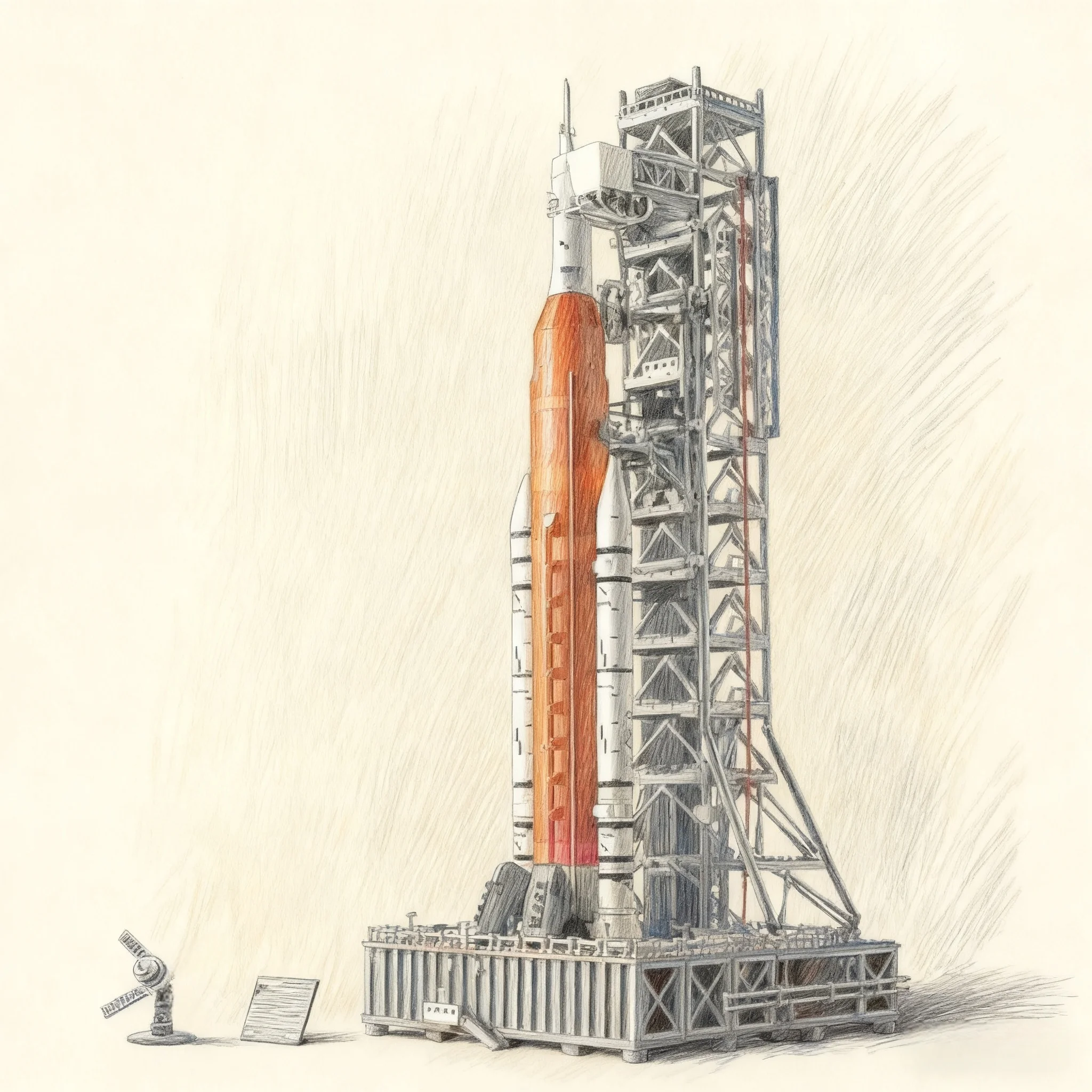 

Mingchuang Youpin 2025 new Space Launch system Building Blocks Mars Exploration Model Building Blocks Adult Gifts