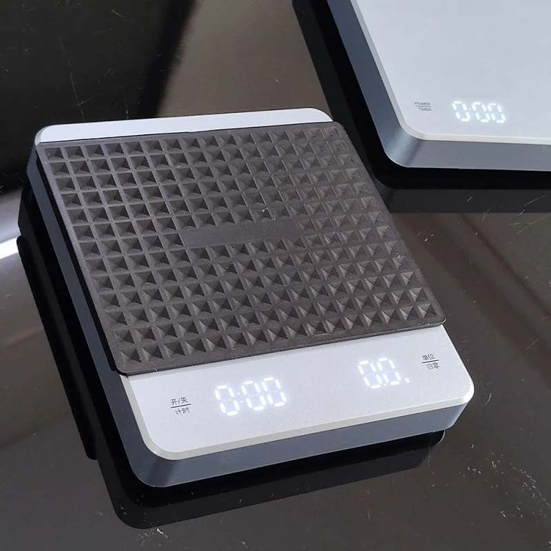 Italian hand-brewed coffee scale, USB charging electronic scale, intelligent automatic timing kitchen scale
