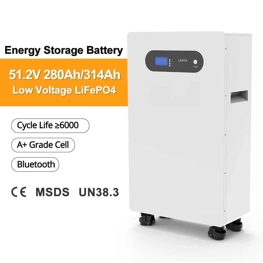 Cost for Solar Panels and Battery 51.2V 280ah 314AH Solar Battery Lifepo4 Solar Panel and Battery Pack