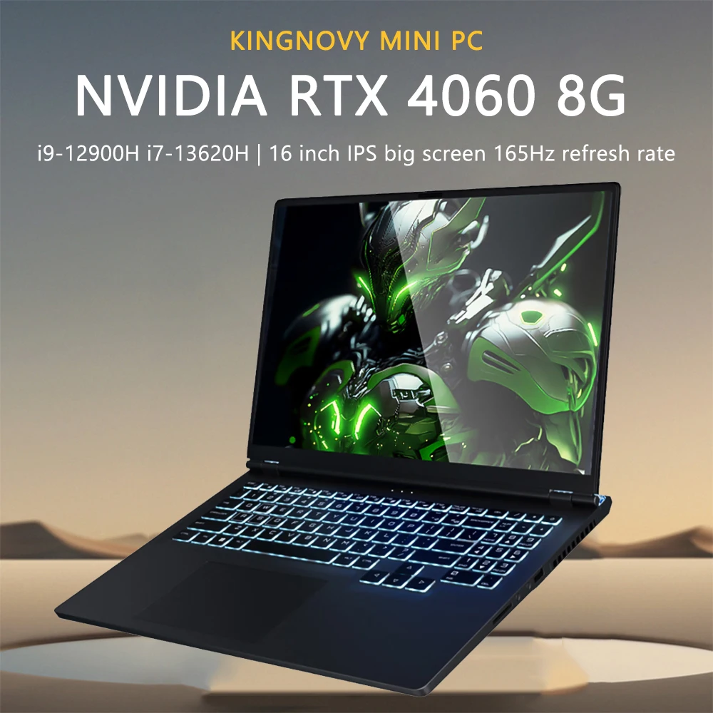 Krachtige gaminglaptop Intel Core i9 12900H i7-13650H-processor NVIDIA RTX 4060 8G-laptop 16 "FHD IPS 165 Hz scherm met achtergrondverlichting KB