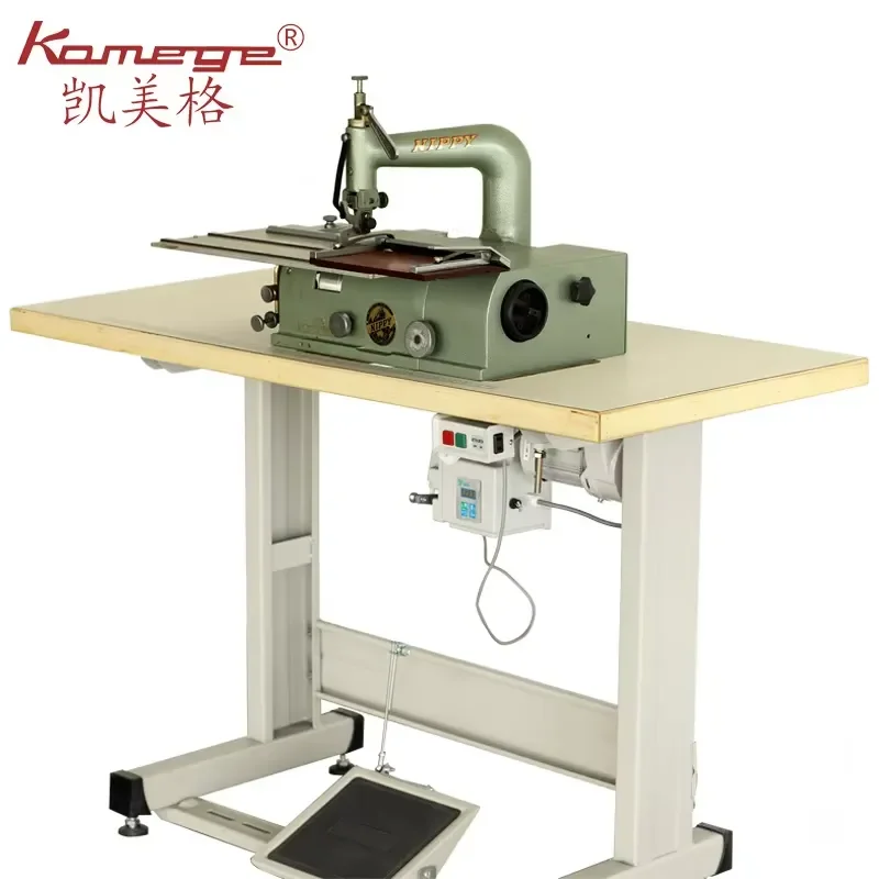 Refurbished NP303 Nippy Brand Used Leather PU PVC Edge Skiving Machine Shoe Glove Making Machine