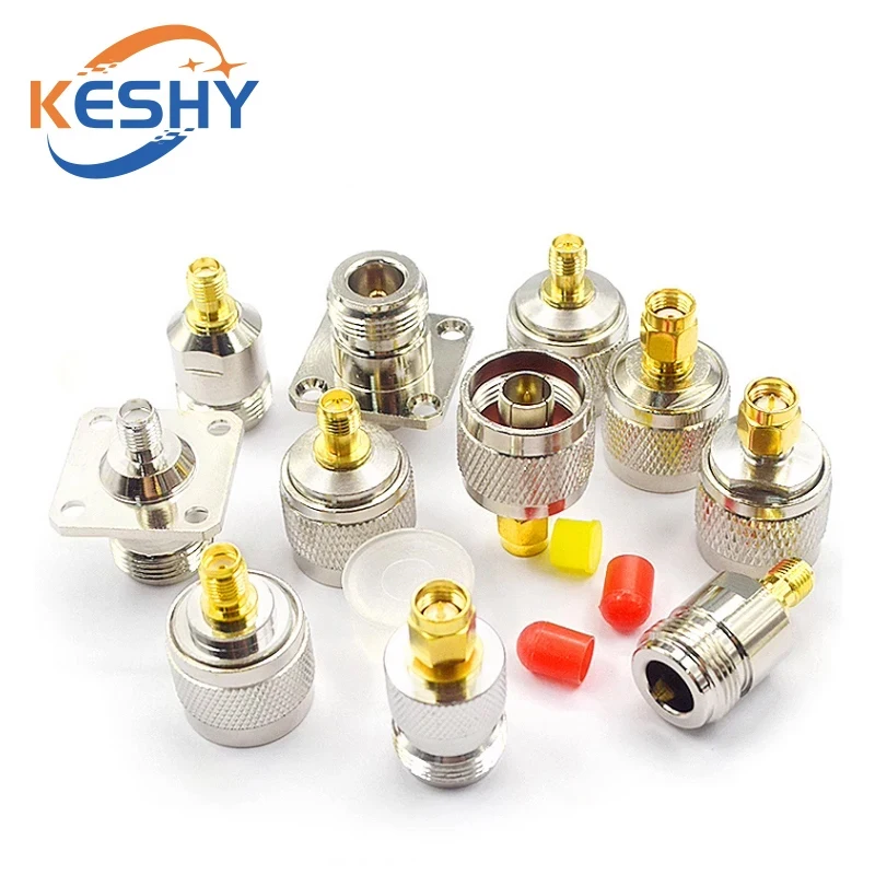 L16 N Male Female To Sma Male Female Straight Connector SMA To N Male Female Test Converter Brass Test Converter Nickel Plated