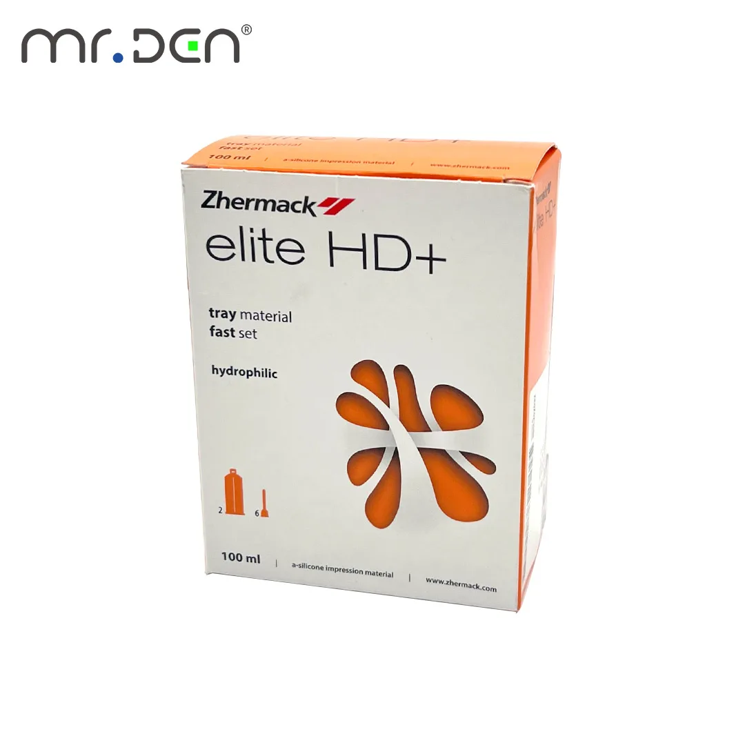 Dental Border Molding Heavy Body Silicone Rubber Denture Adhesive Cream Zhermack Elite HD view 5
