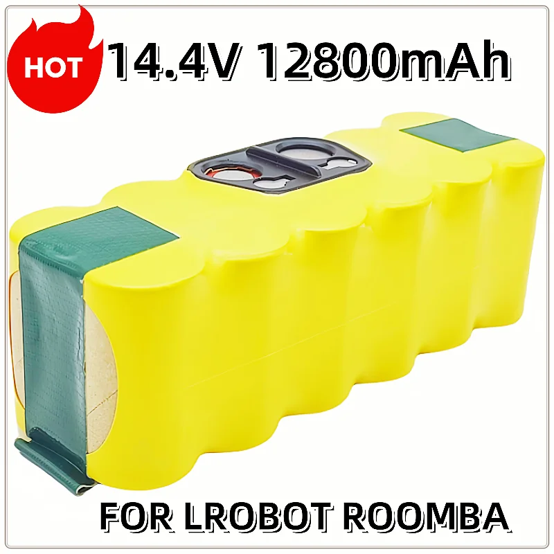 

14.4V 12800mAh Replacement NI-Mh Battery for IRobot Roomba 500 600 700 800 Series Roomba 880 760 530 555 560 581 620 650