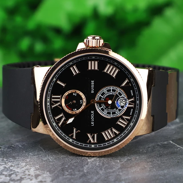 Strap Ulysse Nardin Men Watch | Bracelet Ulysse Nardin Watch - 25x12mm  Waterproof - Aliexpress