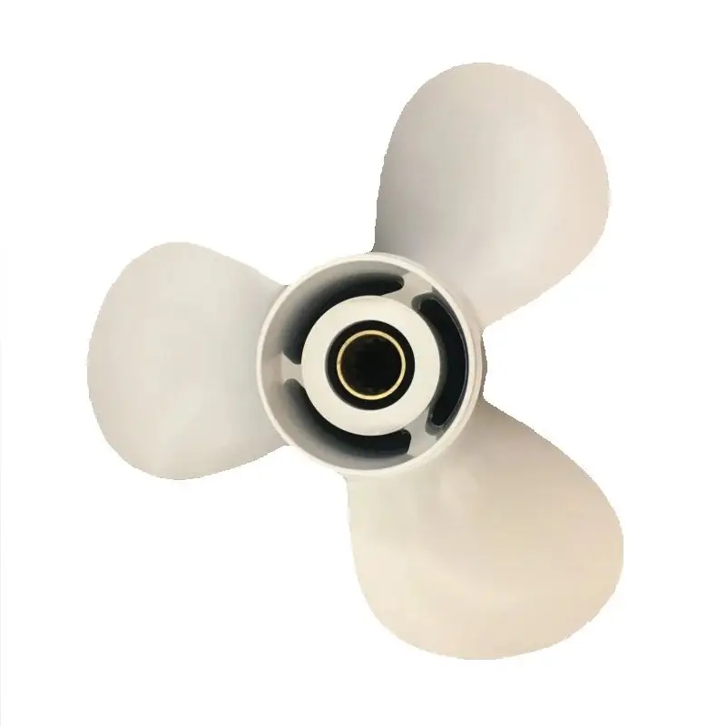 

Алюминиевый гребной винт 663-45956-01-EL 12 1/4x9 для лодочных моторов Yamaha T25HP, 40HP, 48HP, 50HP, 55HP, 13-зубчатый, запчасть для двигателя