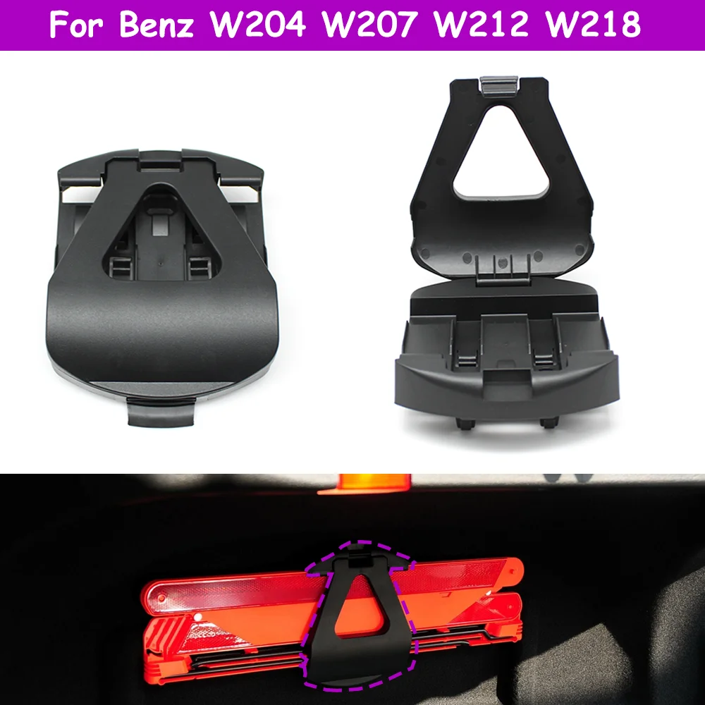 W204 W207 W212 W218 Car Trunk Emergency Bracket Fixing  For Mercedes Benz Warning Triangle Signs Holder Support 2048904212