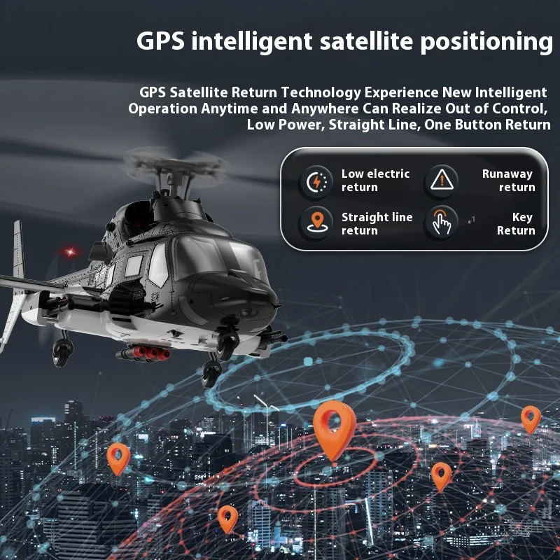 Yuxiang F02s フライングウルフ武装ヘリコプター Rc リモートコントロール航空機 Gps 測位自動帰還 1:34 航空機モデル