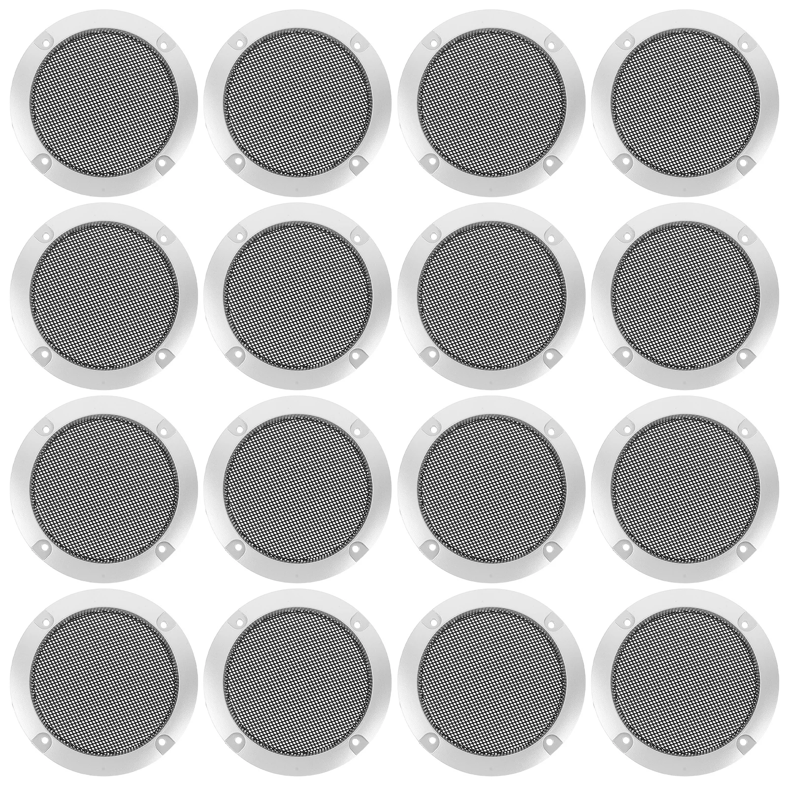 

20pcs Car Speaker Grills Cover Mesh 9.5Cm 3.73" Heavy Duty Universal Speaker Grill For Car Door Audio Cabinet Protection
