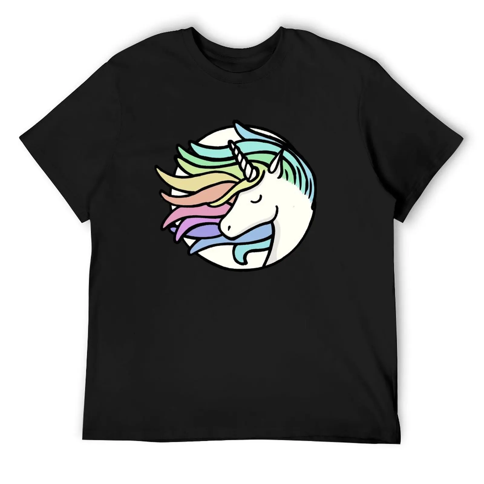 

Cute Retro Rainbow Unicorn T-Shirt plain anime basketball graphic tees heavyweight t shirts for men