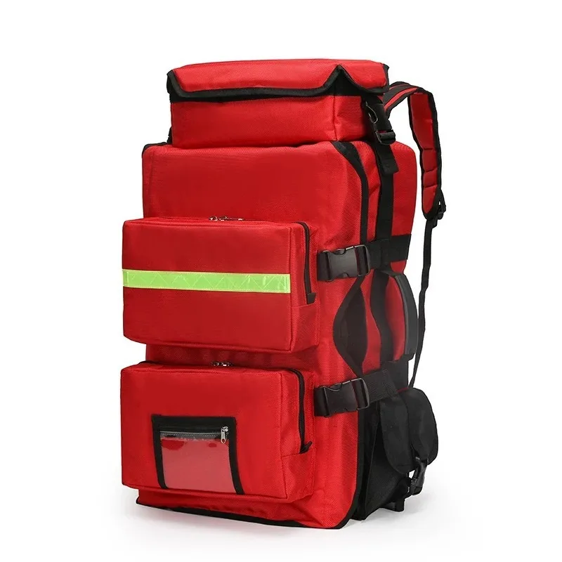 Large Capacity Emergency Backpack with Shockproof Disaster Relief Waterproof Oxford Cloth Emergency Rescue Backpack