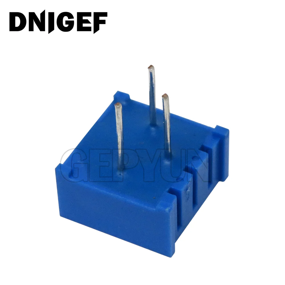 

10pcs 3386P 100 200 500 Ohm 1K 2K 5K 10K 20K 50K 100K 200K 500K 1M Ohm 3386 Potentiometer Precision Adjustable Resistance DNIGEF