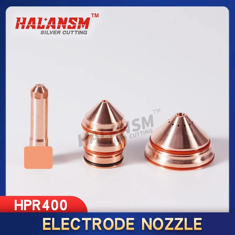 Original Quality HPR400XD Silver Electrode 220629 Plasma cutting Double nozzle 220632 shield 220636 Swirl Ring 220631