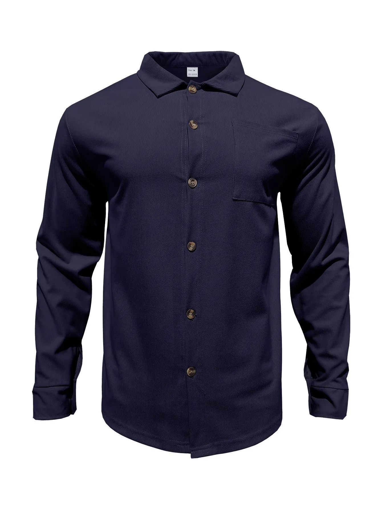 2026 Herbst Herren Cord Zweiteiler Set: Reihenverschluss-Cardigan & Langarmhemd – Lässiges, vielseitiges Streetwear-Mode-Outfit – Detail 38