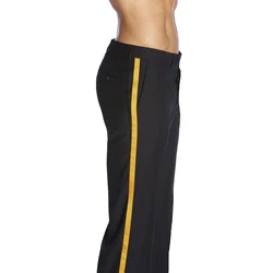 Men'S Tuxedo Dress Pants Suit Pant Black Edge Suit Trousers Black Satin trimmed trousers 1 Piece Tuxedo Pants