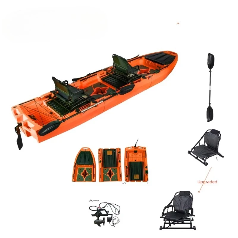

Airo Modular Motor Drive System Detachable 3 in 1 Sea Fishing Kayak With Live Fish Tank From LSF Kayak