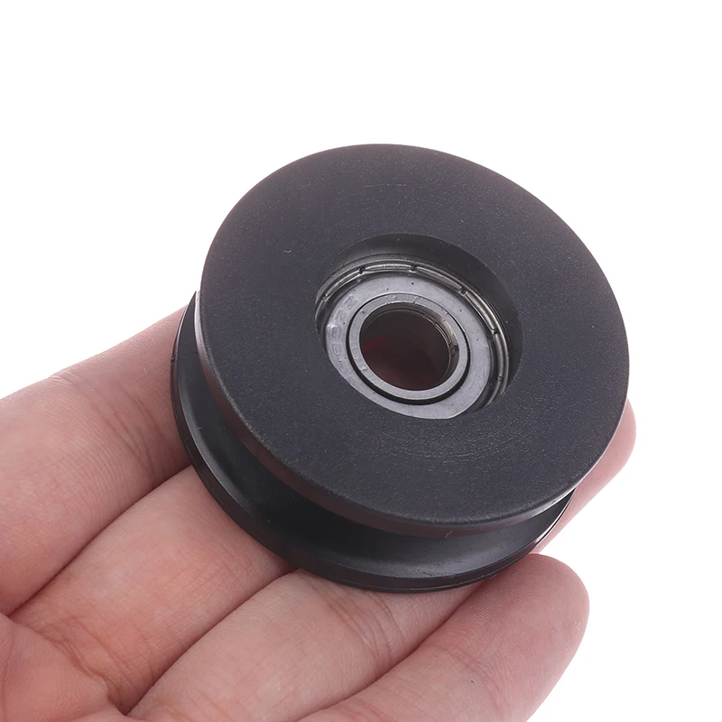 1PC Durable High Quality 50mm Black Bearing Pulley Wheel Cable Gym Equipment Part Wearproof Gym Kit