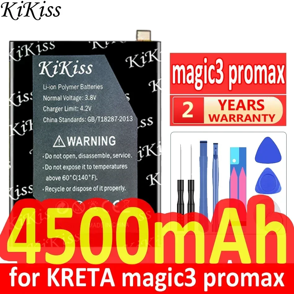 

Аккумулятор KiKiss 4500 мАч для KRETA Magic3 Promax Magic 3 Pro Max