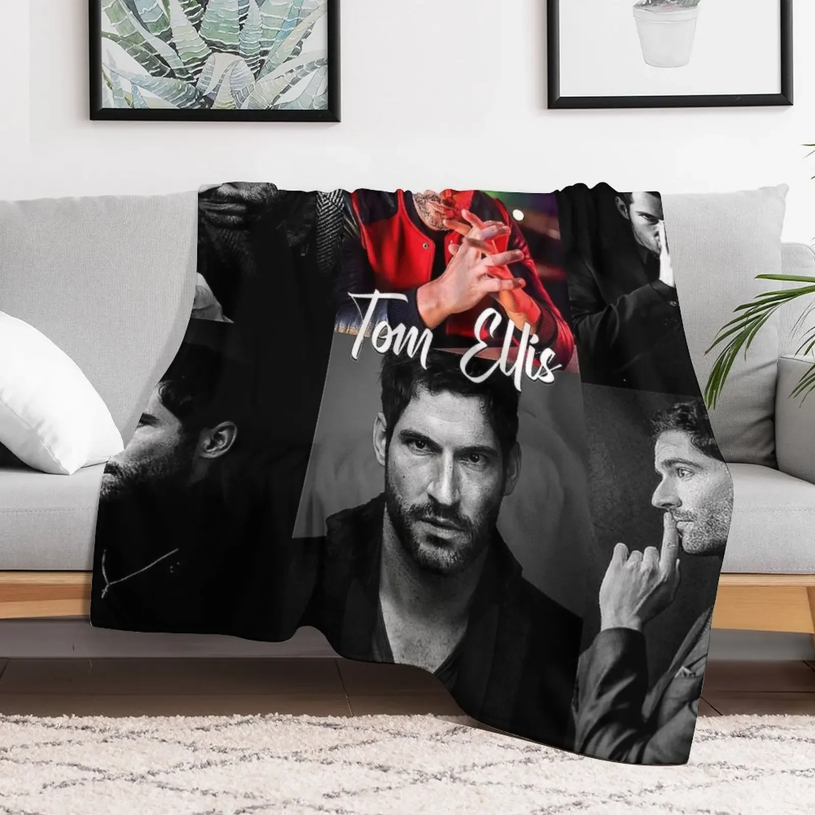 Tom ellis Throw Blanket heavy to sleep Sleeping Bag Flannel Fabric Plush Blankets