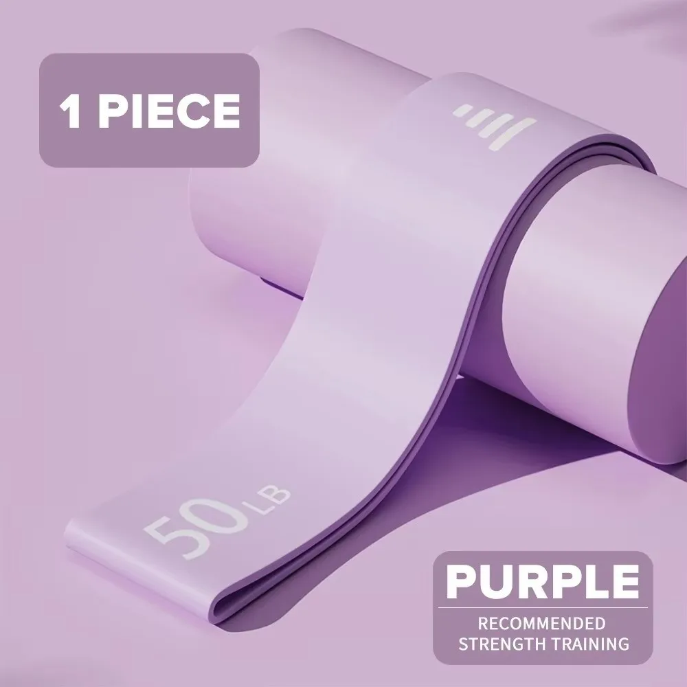 Banda de Resistencia Antideslizante para Glúteos, Expansor de Cadera y Piernas, 4 Niveles de Resistencia, Bandas Elásticas de Ejercicio, Silicona para Estiramiento