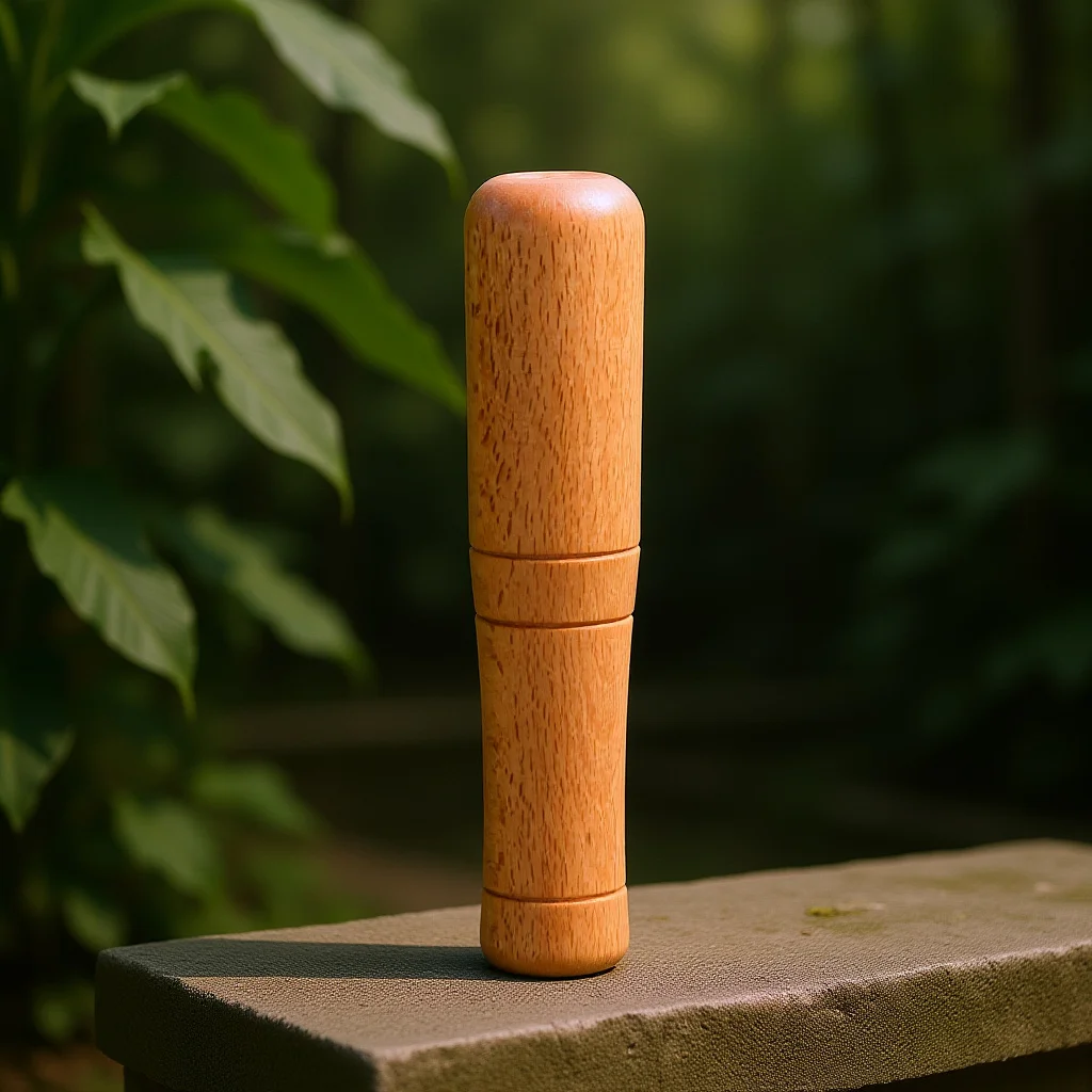 

Premium Wood Muddler Garlic Crusher Spice Grind Tool Safe for Daily Use Size 175x37x37cm Practical Wooden Pestle