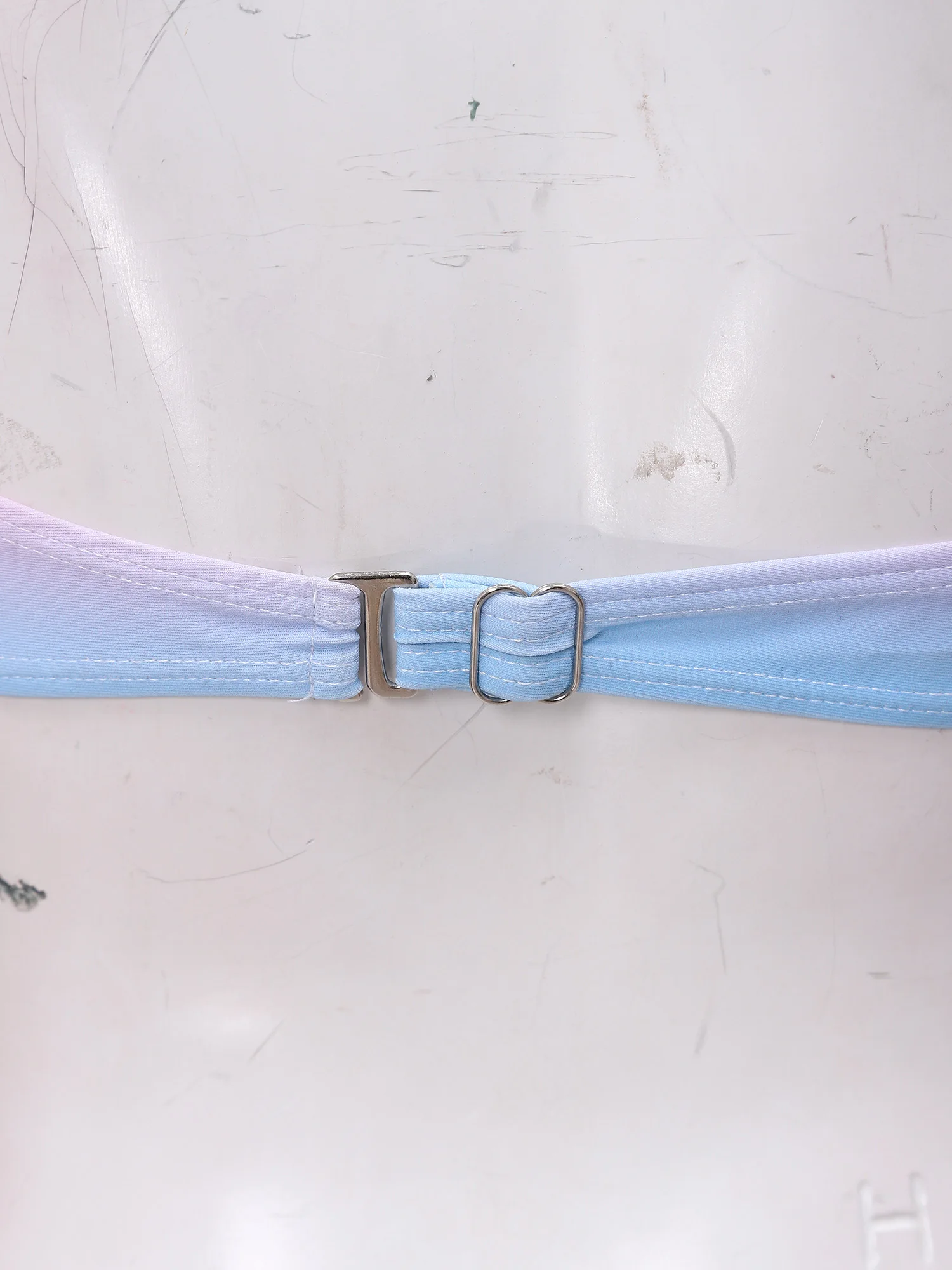 Women Halter Push-up Underwire Shell Shape Cup Swim Bra Bikini Swimwear for Beach Pool Sunbathing Halloween Mermaid Theme Party 5