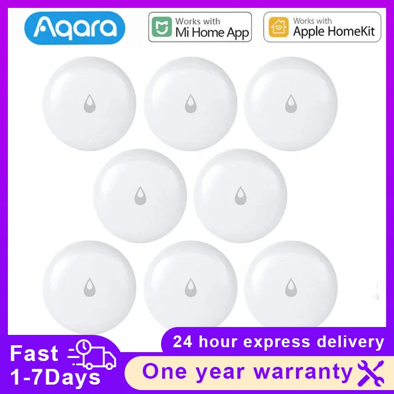 Aqara Water Leak Sensor Zigbee Water Immersing Sensor Detector Alarm Security Soaking Sensor Smart Home Work With Mi Home Homeki