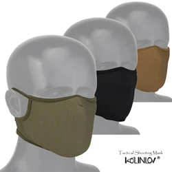 Tactical Shooting Half Face Balaclava Mask for CS Militar Hunting Outdoor Riding Hiking Breathable Comfortable Bandana