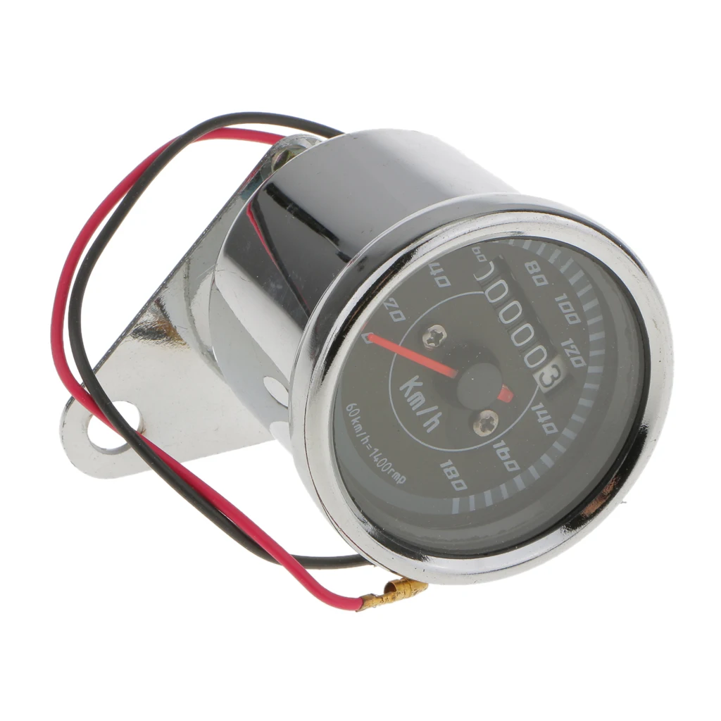 

Universal Motorcycle Dual Odometer Speedometer Gauge for Honda