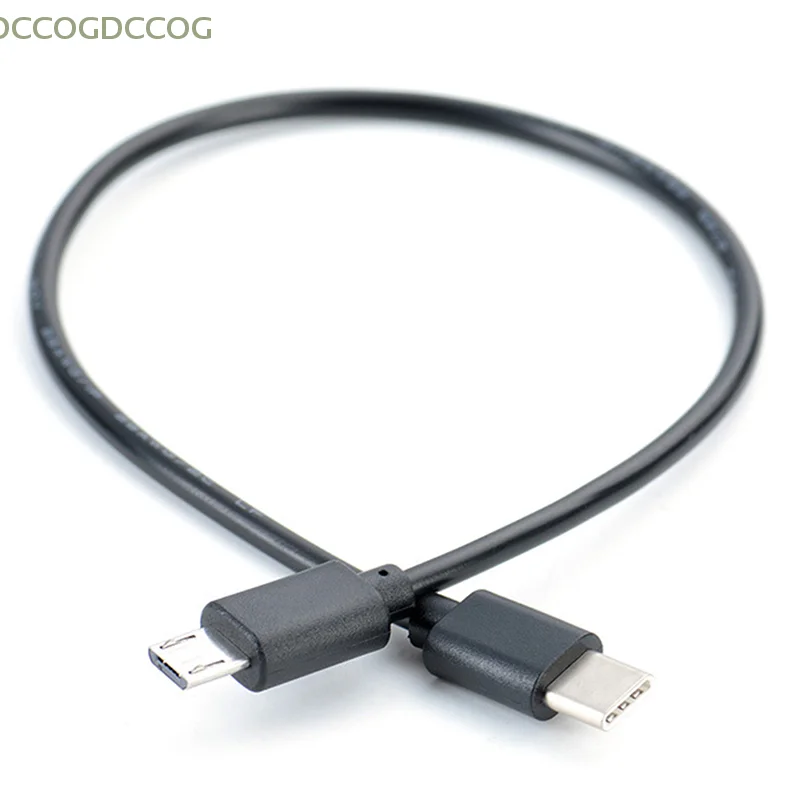 

Charge USB-C Cable Cord Adapter Type C Male to Micro USB Male Sync Charge OTG