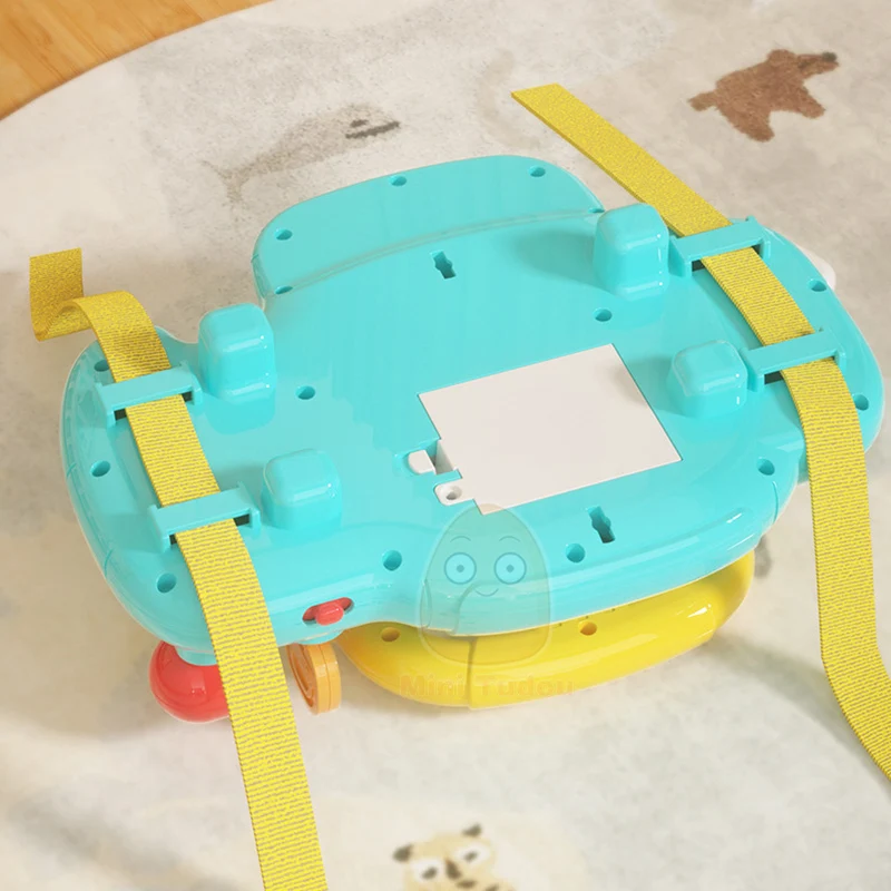 Volante simulacional para bebé, juguete eléctrico con música, luz, sonido, copiloto, cochecito, juego de escritorio, juguetes educativos tempranos para niños