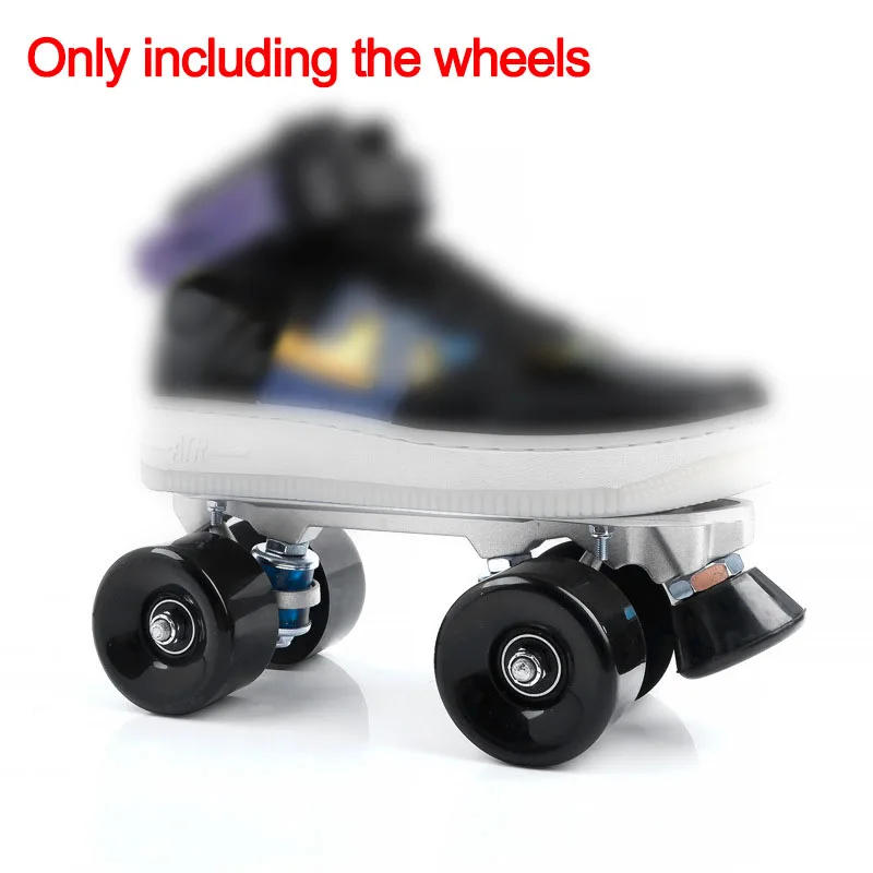 65x36mm 78A Hardness Quad Roller Skates Wheels Large Size Wheels Roller Sneaker Shoes Wheels Outdoor Skating Sliding Gear ABEC-5