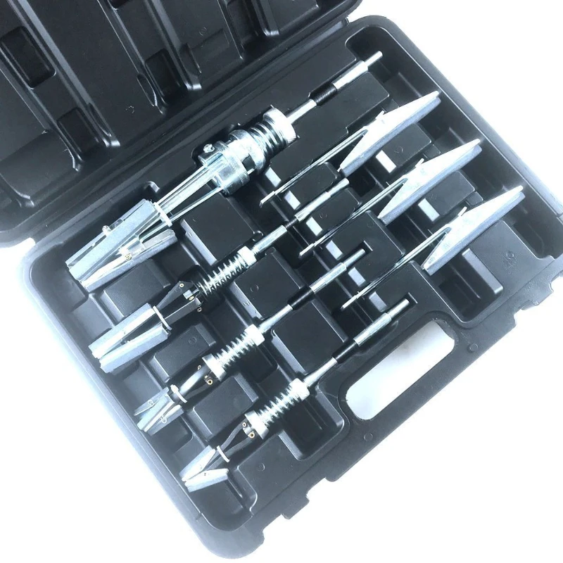 

7-Piece plastic box set, professional auto repair, auto maintenance tools, three-jaw cylinder, grinder, friction device