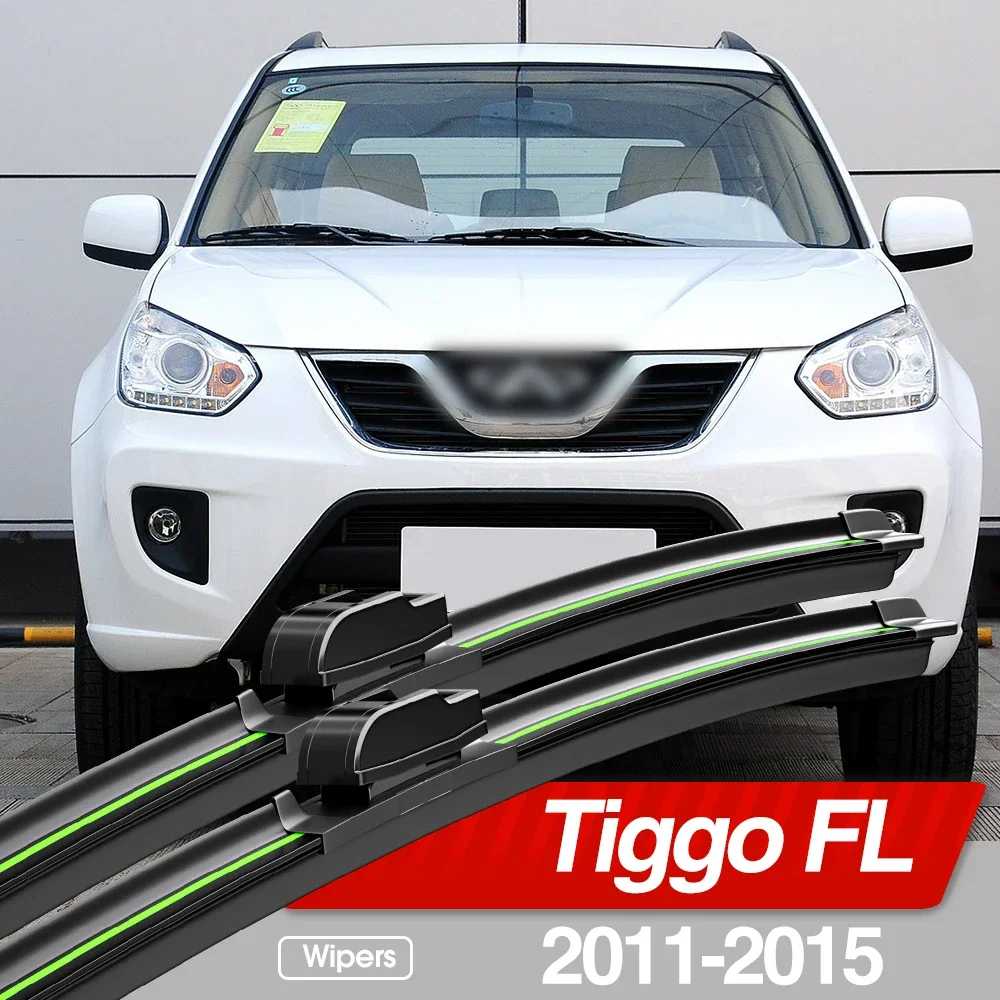 

For Chery Tiggo FL 2011-2015 Front Windshield Wiper Blades 2pcs Windscreen Window Accessories 2012 2013 2014