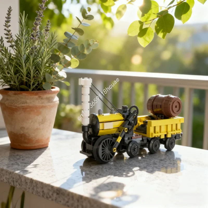 364pcs MOC Stephenson S Rocket Trained Model Building Blocks Construction Festivals Gifts Assemble DIY Idea Education Toy
