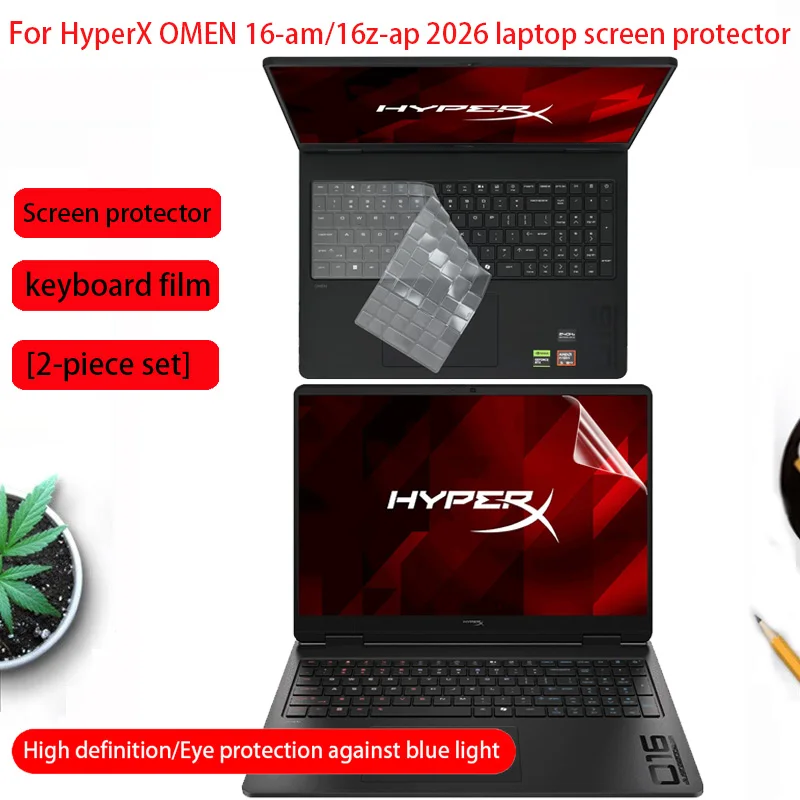 For HP HyperX OMEN 16-am 2026 Screen Protector Gaming Laptop16-ap Computer Keyboard Film Anti-Reflective Privacy Protection film