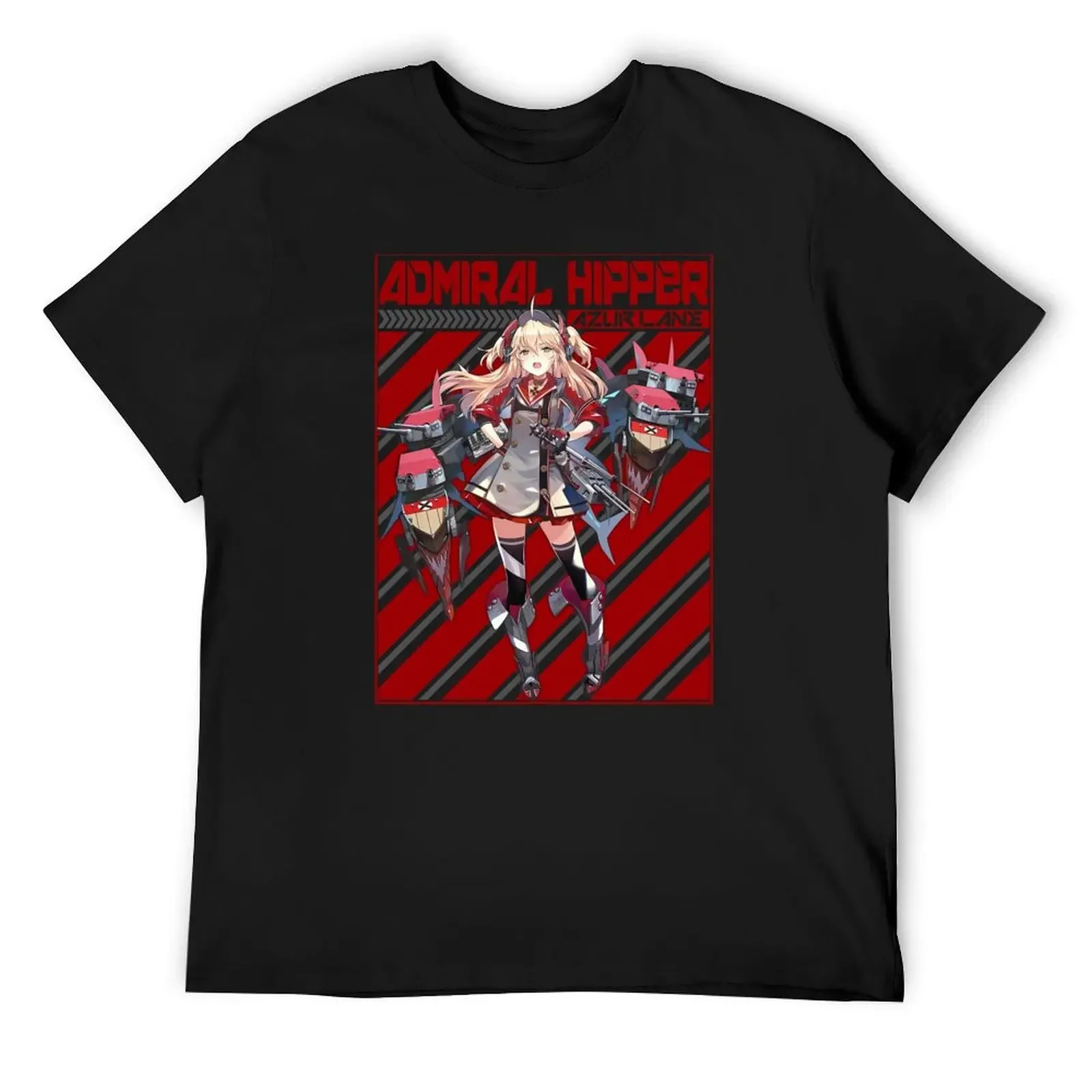 AZUR LANE ADMIRAL HIPPER T-Shirt shirts graphic tee cheap stuff vintage mens cotton t shirts