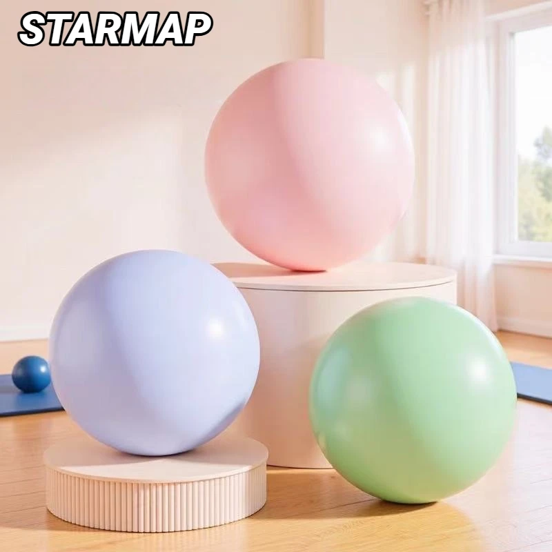 1Pcs Gym Yoga Fitness Ball Thickening Type Anti-Explosion Diameter 25cm Pilates Workout Mini Sculpting Legs And Hips Balance Pvc