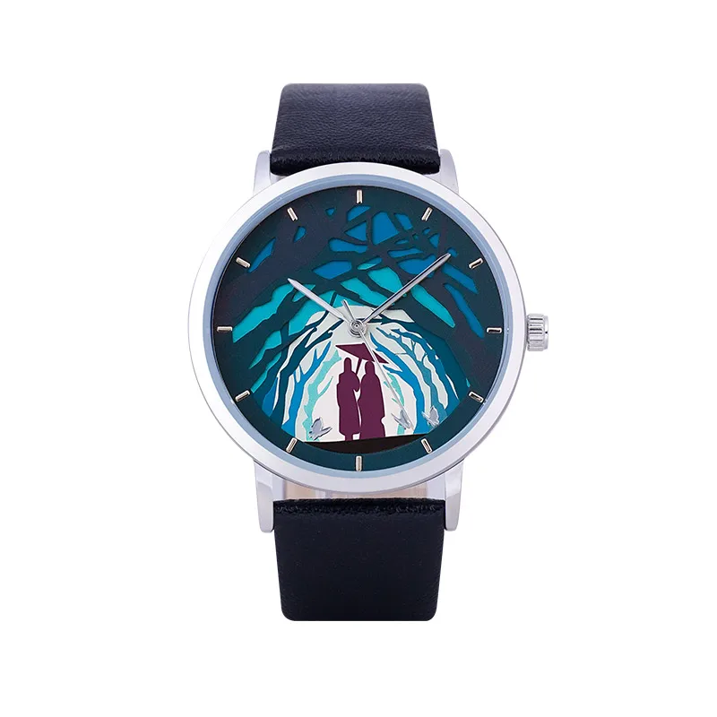 Anime Heaven Official's Blessing Watch Xie Lian Hua Cheng Light-sensitive Color Change Waterproof Student Watches Doujin Gifts