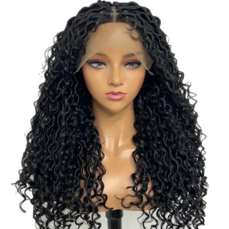 

European, American and African wigs Women's full lace loose tail long curl dreadlocks Fashion hair Chemical fiber headgear