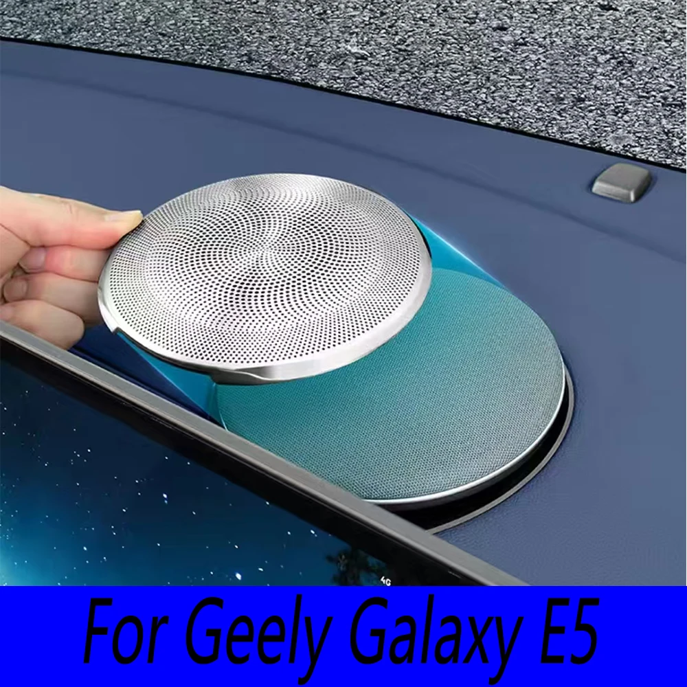 per-geely-ex5-galaxy-e5-2024-2025-auto-cruscotto-di-controllo-centrale-copertura-dell'altoparlante-copertura-del-clacson-accessori-in-acciaio-inossidabile