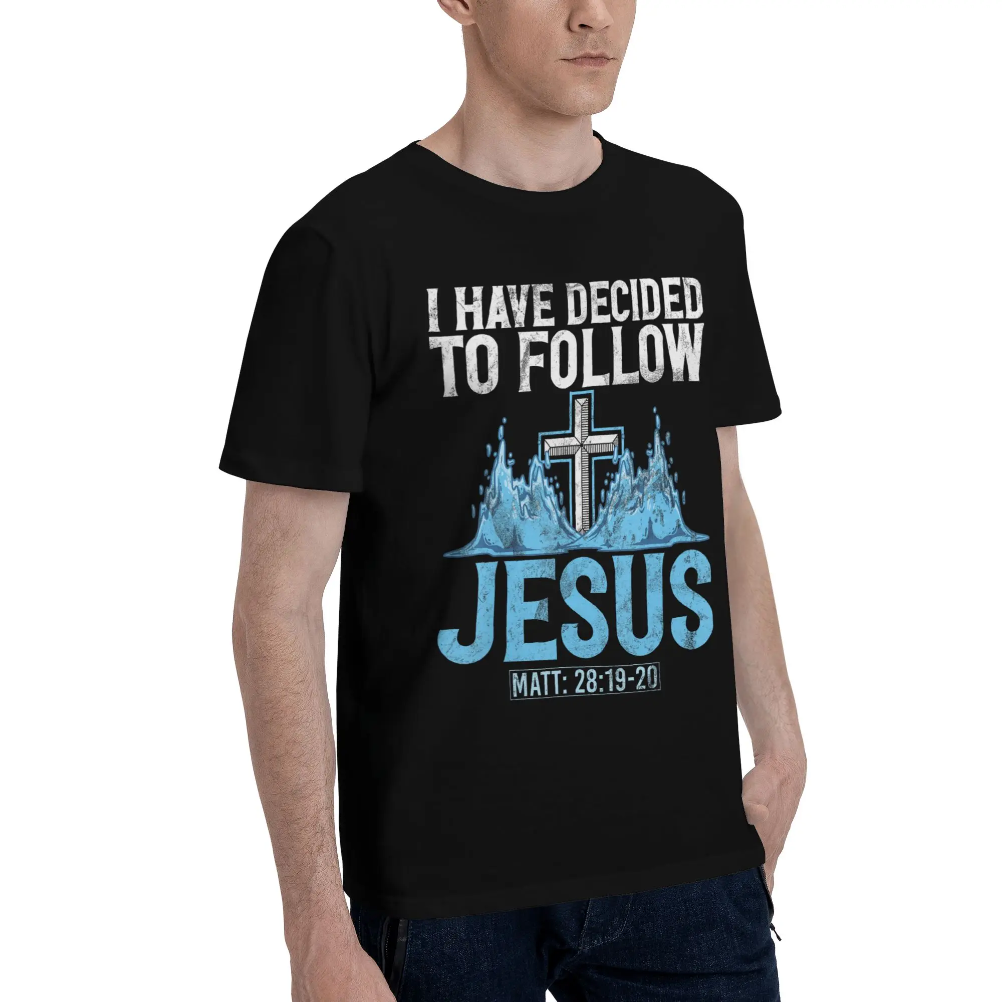 Jesus Esperanza Devida Spanish  Graphic Printing T Shirt for Men Women  Cotton  Tee Shirt Clothing