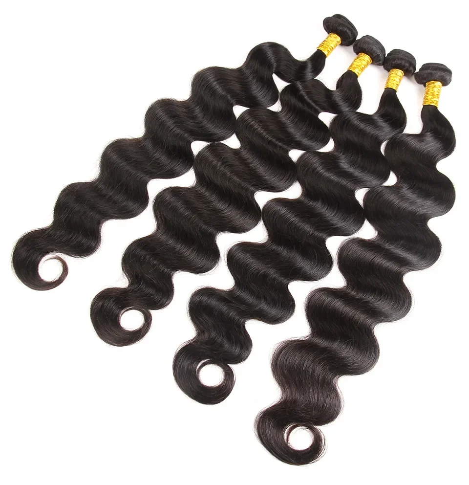 Extensiones de cabello humano ondulado de 50 pulgadas, extensión de cabello humano 100% brasileño, 1 paquete para mujeres, tejido de cabello Remy