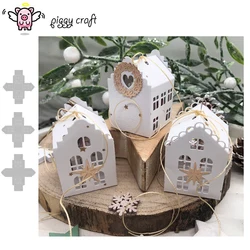 Piggy Craft metal cutting dies cut die mold New house box decoration Scrapbook paper craft knife mold blade punch stencils dies